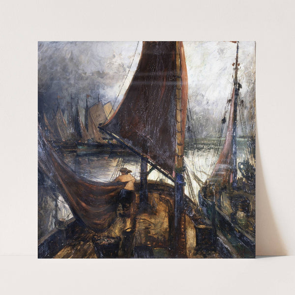 Vissersboten by Jozef De Coene