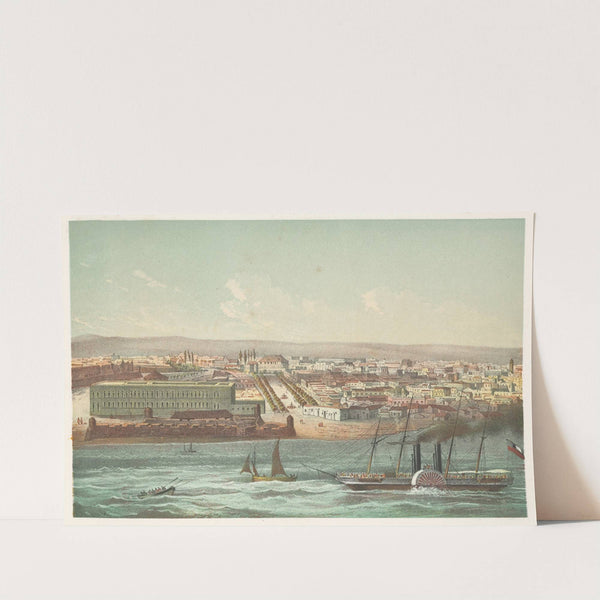 Vista de la Habana, parte de Estramuros (1855) by Pierre Toussaint Frédéric Mialhe
