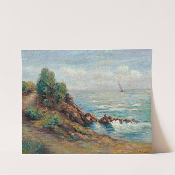 Voilier à Agay (circa 1895) by Armand Guillaumin