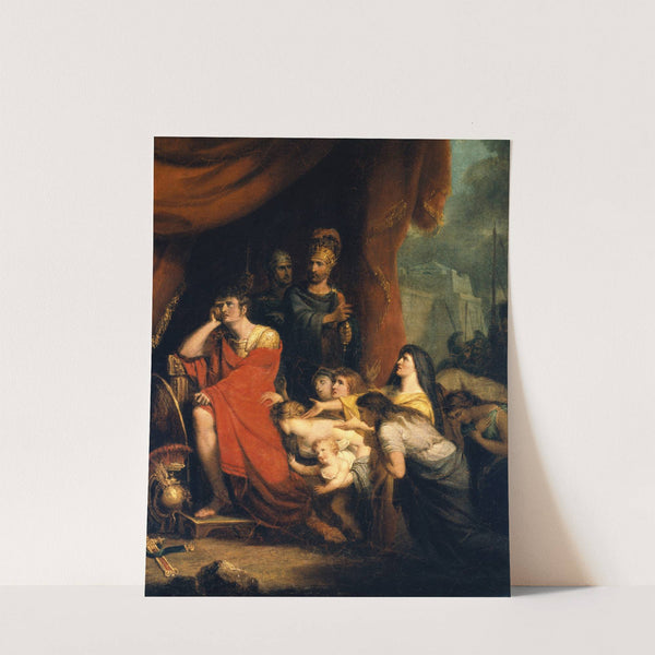 Volumnia pleading with Coriolanus (1800) by Richard Westall