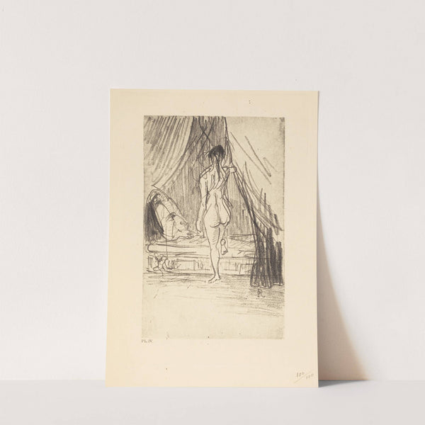 Volupte, Fantome Elastique! (Pleasure, elastic phantom!) (1890) by Odilon Redon