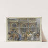 Vor der Fleisch[markt]halle III. Invalidenstrasse im Kriegswinter 1917-18 (1918) by Moritz Ledeli
