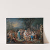 Vornehme Gesellschaft im Park (1750) by Franz Christoph Janneck