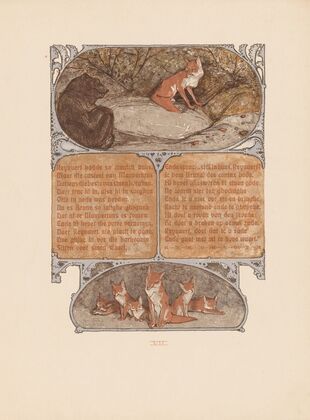Foxes and bear (1910)