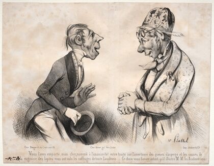 Vous l’avez emporté, mon cher, nommé à l’unanimite! (1800s)