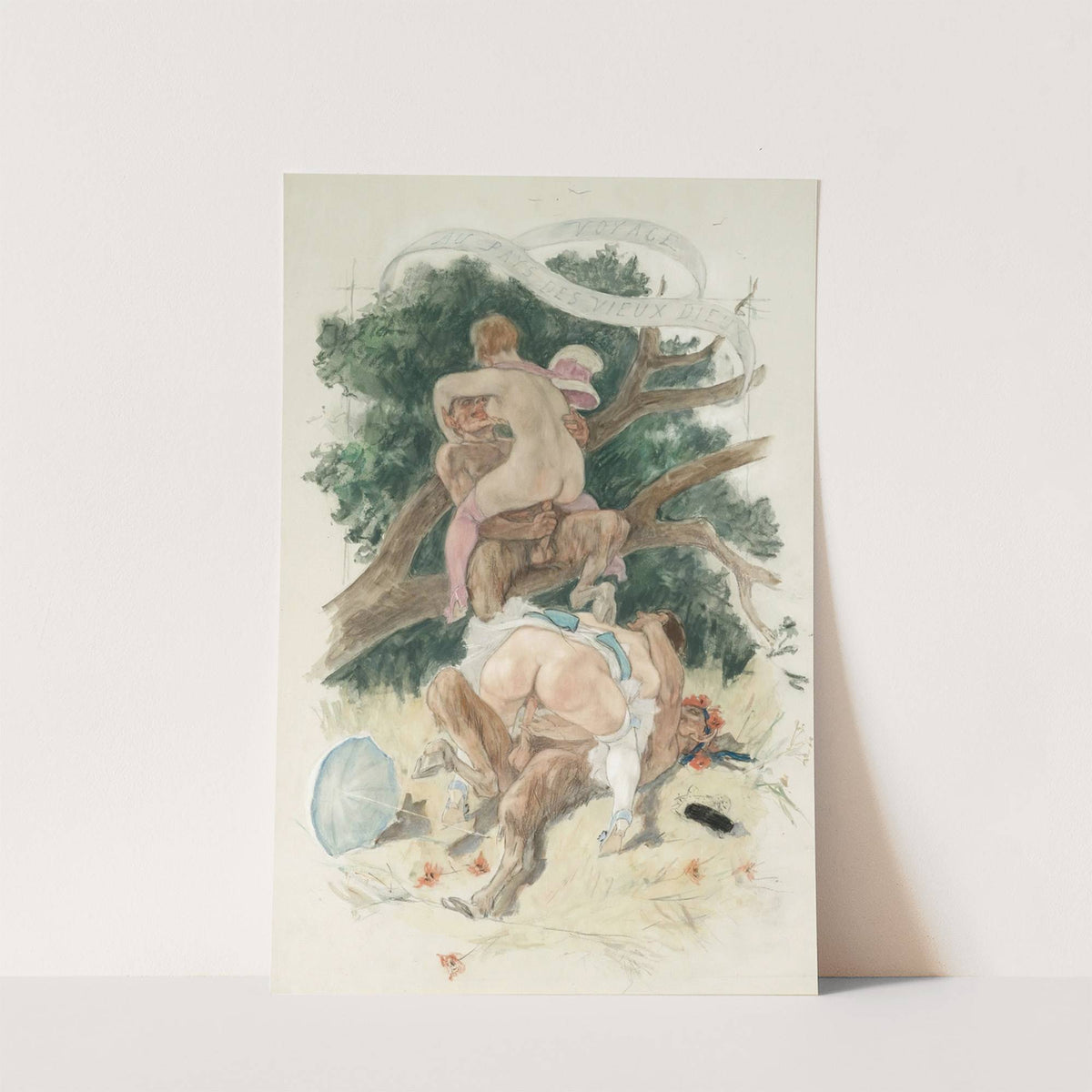Voyage Au Pays Des Vieux Dieux by Félicien Rops