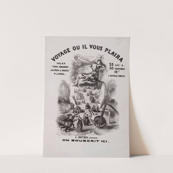 Voyage où il vous plaira (1842) by Tony Johannot