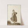 Vrouw in Catalaanse dracht by Otto Howen