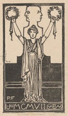 Vrouw in Romeins gewaad 1