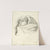 Vrouwenhoofd m. omslagdoek: achteroverliggend, en profil by David Humbert de Superville