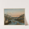 Vue de Fribourg et du Pont de fil en fer (1915-1945) by Constantin Guise