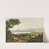 Vue de Genève et du Mont-Blanc (1915-1945) by Carl Ludwig Hackert