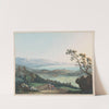 Vue de Genève pris depuis Saconex en Savoie (1915-1945) by Carl Ludwig Hackert