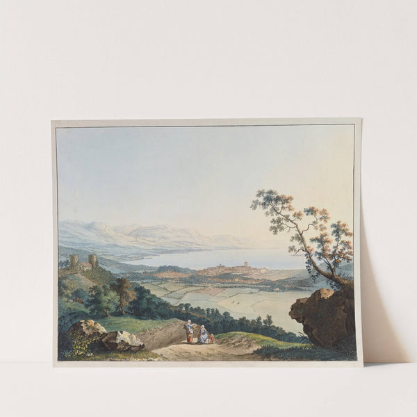 Vue de Genéve pris depuis Saconex en Savoie (1915-1945) by Carl Ludwig Hackert