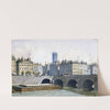 Vue de la place du Châtelet et le pont aux Changes, en 1830 (1915-1945) by Fédor Hoffbauer