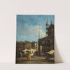 Vue de la place Saint-Marc, à Venise (1760) by Francesco Guardi