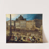 Vue de la place Saint-Pierre à Rome lors de l&#039;élection du Pape Clément VIII en 1592 by Louis de Caulery