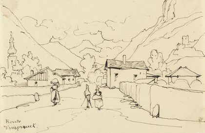 Vue de la route d’Inspruck