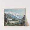 Vue de la Valée de Chamouny pris pres d’Argentière (1915-1945) by Carl Ludwig Hackert