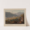 Vue de la ville de Bellinzona, prise du côté du Sud by Johann Jakob Meyer