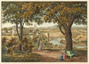 Vue de la ville de Berne prise de la promenade des remparts (1915-1945)