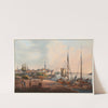 Vue de la ville de Dusseldorf prise de l&#8217;Academie by Johann Ludwig Bleuler