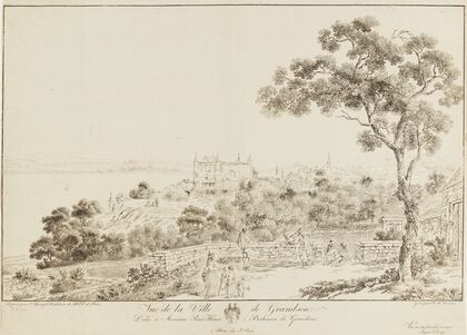 Vue de la Ville de Grandson (1789 - 1792)