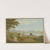 Vue de la ville de Lucerne prise à la campagne d&#8217;Allenwinden (1915-1945) by David Alois Schmid