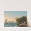 Vue de la ville de Zurich by Johann Ludwig Bleuler
