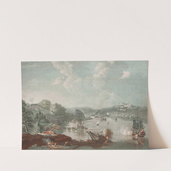 Vue de la ville Frederikshald by Georg Haas