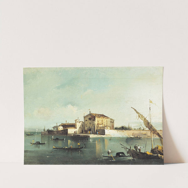Vue de l&#039;île de San Cristoforo di Murano by Giacomo Guardi