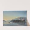 Vue de l&#8217;Isle de St. Pierre sur le Lac de Bienne by Johann Baptist Stuntz