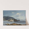 Vue de l&#8217;Isle de St. Pierre sur le Lac de Bienne by Johann Baptist Stuntz