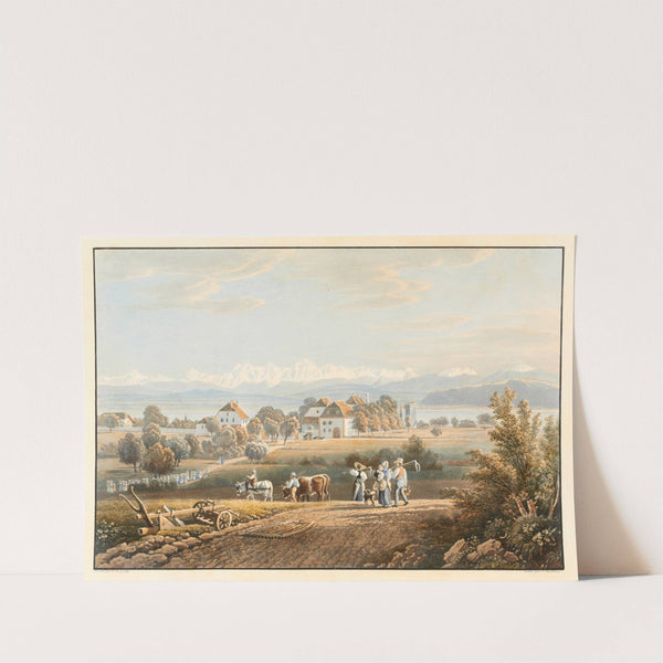 Vue de Montmirail et de ses environs (1915-1945) by Gabriel Lory the Younger