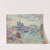 Vue de Paris, Notre Dame by Edouard-Jean Dambourgez