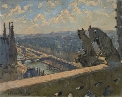 Vue de Paris prise depuis la cathédrale Notre-Dame