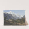 Vue de St. Gervais, de l&#039;Aiguille blance, &amp; du bon homme by Jean-Antoine Linck