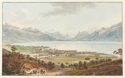 Vûe de Vevey