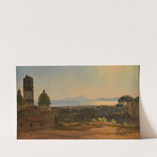 Vue de ville d’Italie (1828) by Jacques-Raymond Brascassat