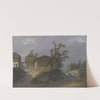 Vue de Viû en Salas et du Môle by Jean-Antoine Linck
