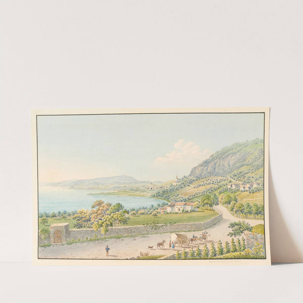 Vue des environs de Montreux et de Clarens by Jakob Samuel Weibel