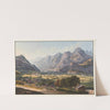 Vue des montagnes de Raticon, prise au dessous du château de Sargans by Johann Ludwig Bleuler