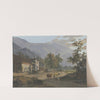 Vue du Brezon, pris près de Bonneville by Jean-Antoine Linck