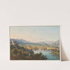 Vue du chateau de Werdenberg et du val du Rhin by Johann Ludwig Bleuler