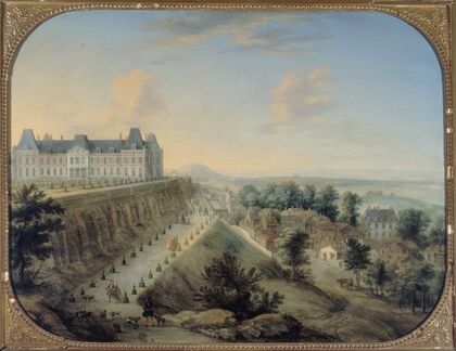 Vue du Château-Vieux et de la terrasse de Meudon — size preview