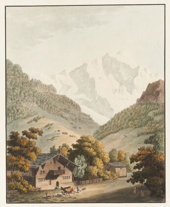 Vue du Jungfrau-Horn (Pic de la Vierge)