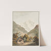 Vue du Jungfrau-Horn (Pic de la Vierge) by Johann Ludwig Aberli