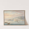 Vue du Lac de Bienne et du bateau à vapeur &#8216;Union&#8217; près de La Neuveville (1915-1945) by Gabriel Lory the Younger