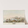 Vue du Lac et de la Ville de Neuchatel by Niklaus Sprüngli