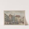 Vue du marché aux poissons à Basle (1915-1945) by Constantin Guise